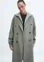 Abrigo Picarol Khaki Talla 18 Mujer Mango