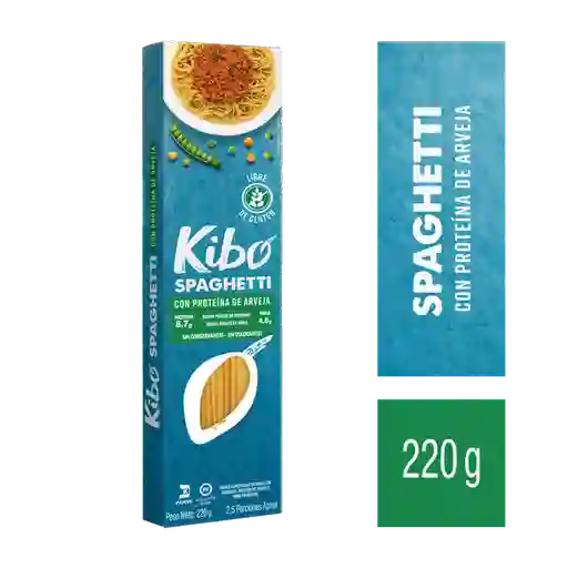 Kibo Spaghetti con Proteína de Arveja Libre de Gluten