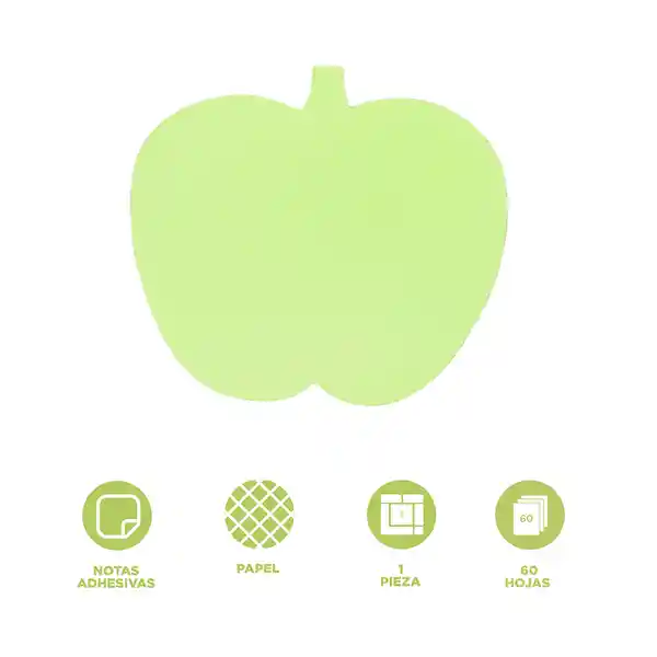 Nota Adhesivas 60 Hojas 2 Modelos Surtidos Miniso