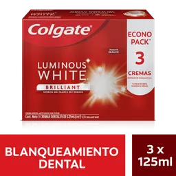 Colgate Crema Dental Luminous White Brilliant