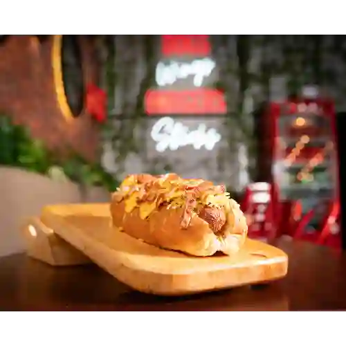 Dog Bacon Cheddar