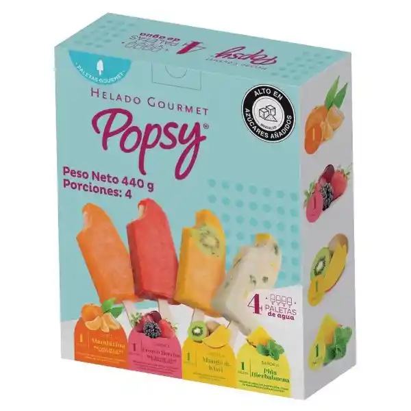 Popsy Pack Paletas Agua