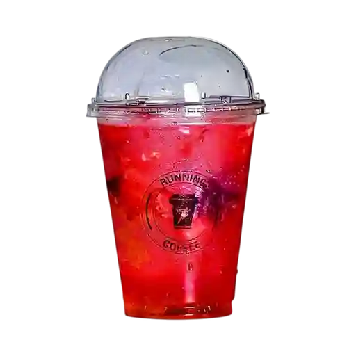 Soda de frutos rojos