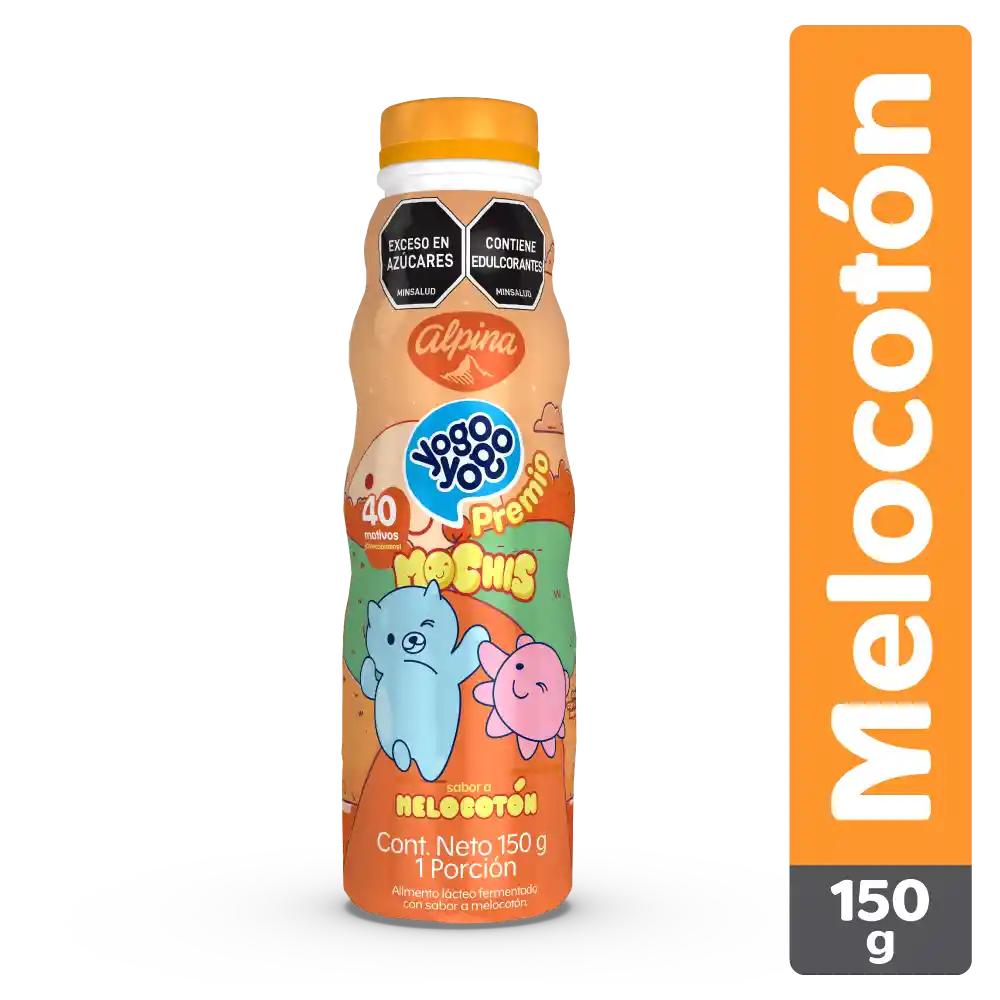 Yogo Yogo Alimento Lácteo Sabor Melocotón