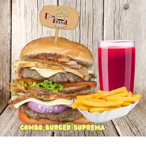 Combo Hamburguesa Suprema