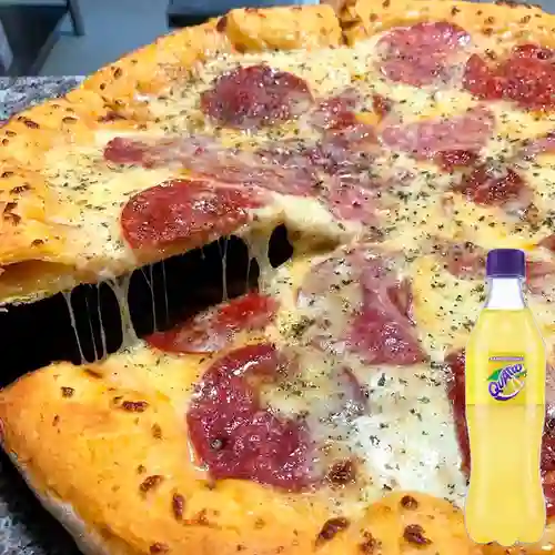 Combo Pizza de Pepperoni + Quatro 440 ml
