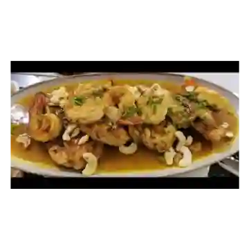 Pulpitos y camarones en suprema