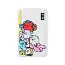 Batería de Respaldo 10000 Mah Little Ones Negro Bt21 Miniso