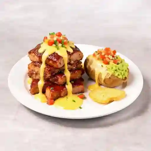 King Costillas De Cerdo A La Bbq