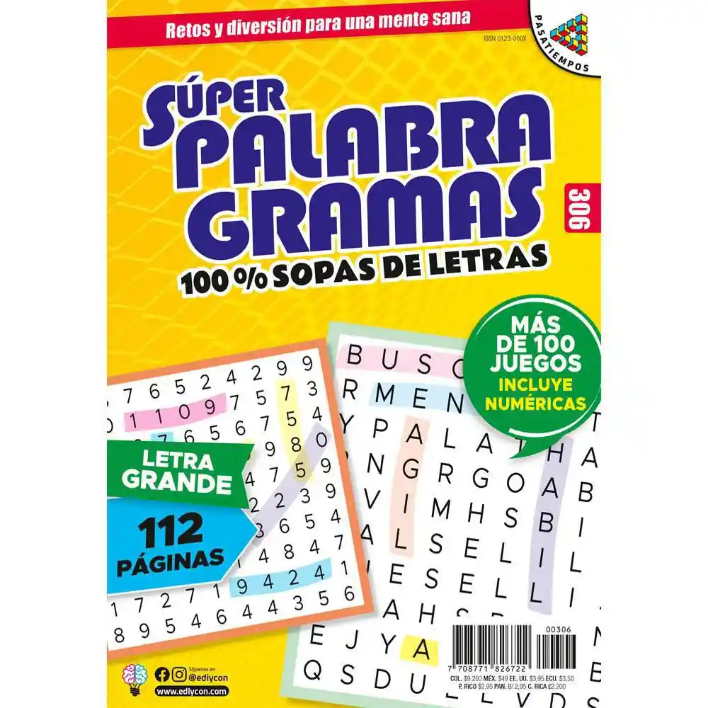 Super Palabragramas Pasatiempo Comunican 4344