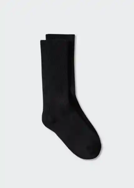 Calcetines Newjud Negro Talla 99 Mujer Mango