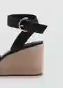 Zapatos Pati Negro Talla 37 Mujer Mango
