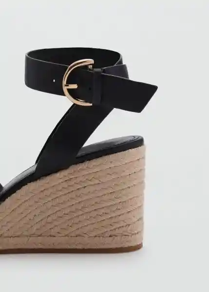 Zapatos Pati Negro Talla 37 Mujer Mango