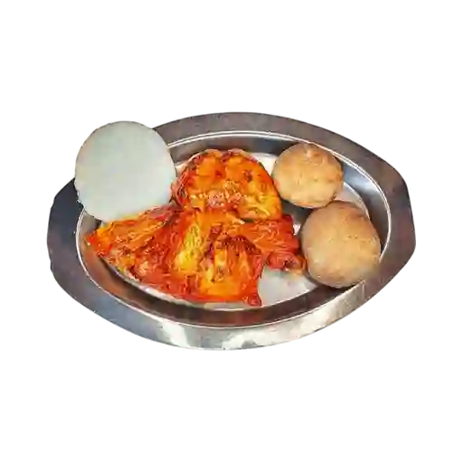 1/4 Pollo Asado Pechuga y Ala