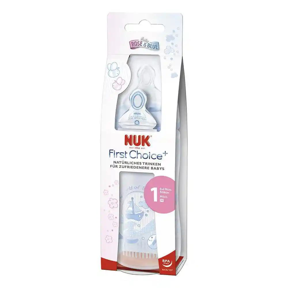 Nuk Biberón Baby Azul 10 Oz