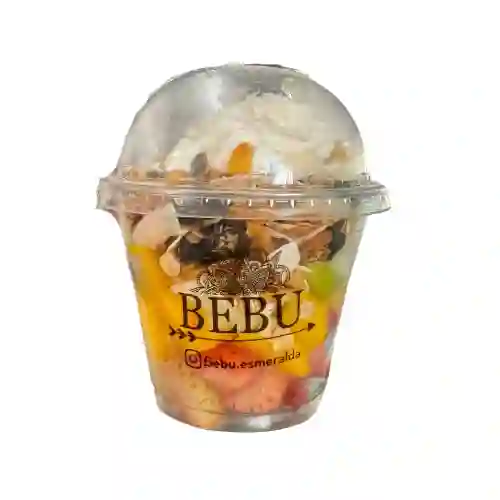 Fruta con Helado