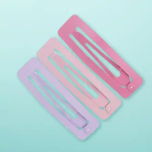 Miniso Hebilla Rectangular para Cabello Colorful