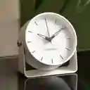 Present Time Reloj Despertador Mecanismo Silencioso Calm Blanco
