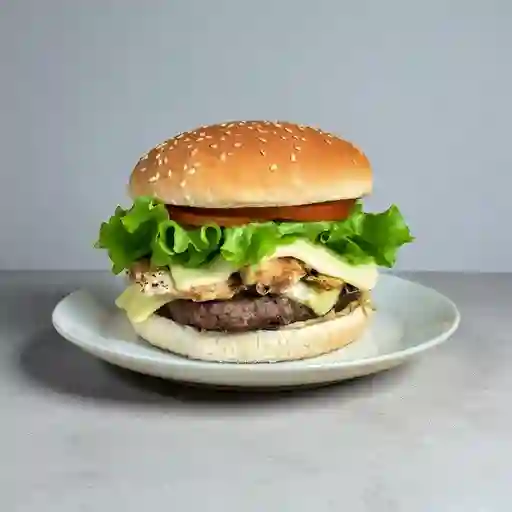 2 Hamburguesa Mixta Clásica en Combo