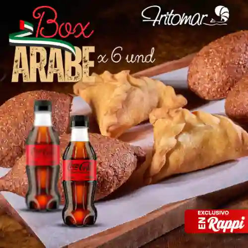 Combo Arabe X 6 Und + 2 Coca Cola 250 ml