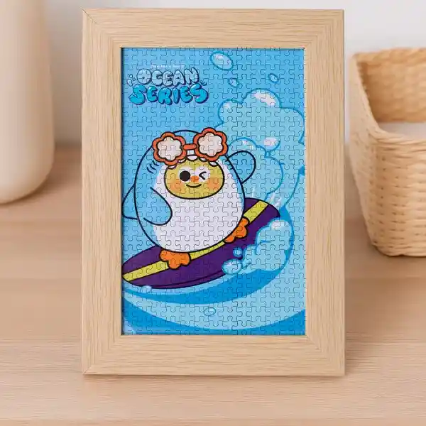 Rompecabezas Ocean Con Marco Dundun 2 Modelos Miniso