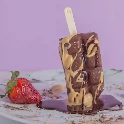 Paleta Acai con Crema Maní y Chocolate