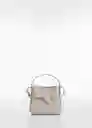 Bolso P Arles Offwhite Talla 99 Mujer Mango