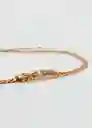 Cinturón Chainy Oro Talla M Mujer Mango