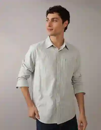 Camisa Hombre Gris Talla Medium American Eagle 01502103