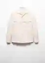 Chaqueta Linosa Offwhite Talla S Hombre Mango