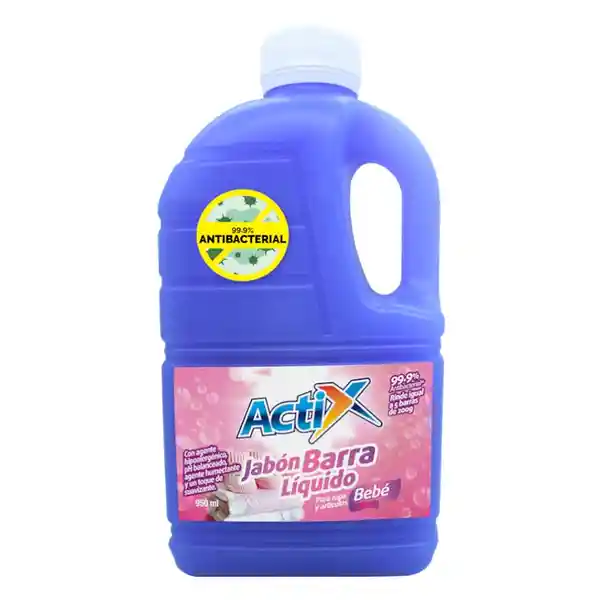 Actix Jabón Barra Liquido Bebé