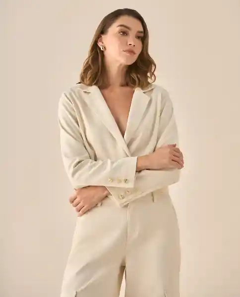 Chaqueta Crudo Novia Claro Talla M 423G006 Esprit