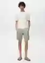Camiseta Tricot Arraona Off White Talla XL Hombre Mango