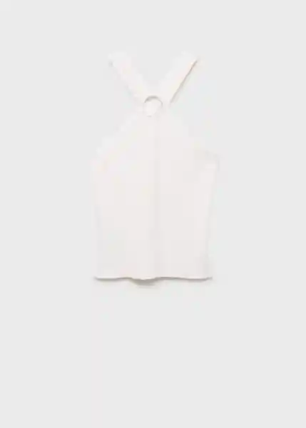 Top Elena2 Offwhite Talla 19 Teen Niñas Mango