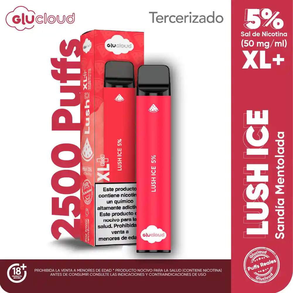 Glucloud Vape Lush Ice XL / 2500 Puff