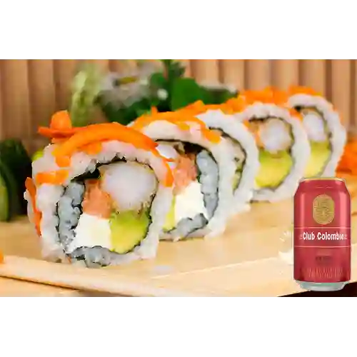 Combo Ceviche Roll + Club col. Roja Lta 330ml