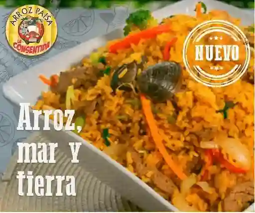 Arroz Mar y Tierra Mediano