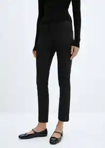 Pantalón Malu5-H Negro Talla 36 Mujer Mango