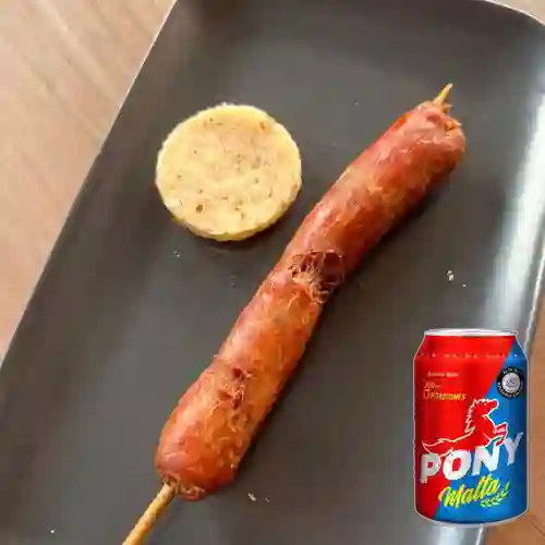 Combo Chorizo + Pony Malta Lata 330ml