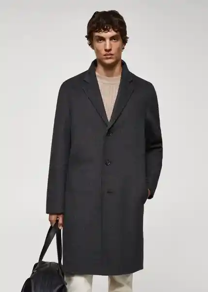Abrigo Lisburn Gris Talla S Hombre Mango
