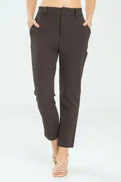 Pantalón New Karla Color Café Puro Talla 10 Ragged
