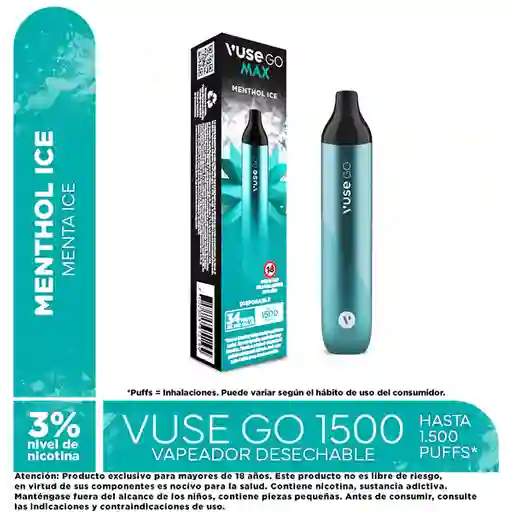 Vuse Vapeador GO Max Menthol Ice