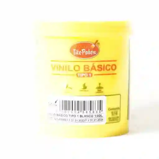 Tito Pabón Vinilo Básico Tipo 1 Blanco
