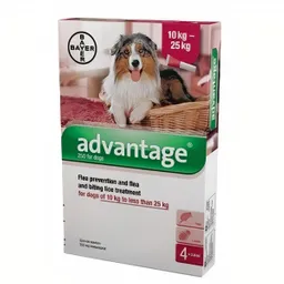 Advantage Antipulgas Para Perros de 10 a 25 Kg Pipeta 1.6 mL