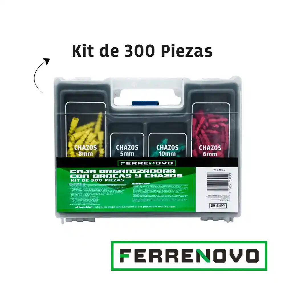 Ferrenovo Kit Con Brocas FN-23024