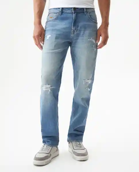 Jean Slim Fit Medio Azul Cristalino Claro 32/32 Chevignon