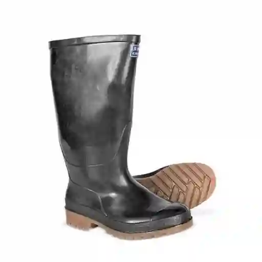 Croydon Botas la Macha Alta Negro Pvc 39