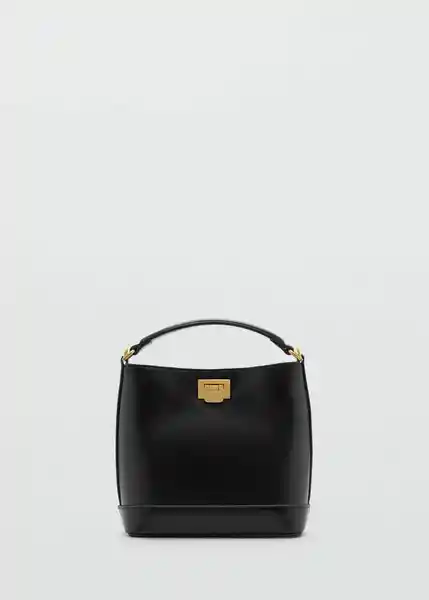 Bolso P Mike Negro Talla 99 Mujer Mango