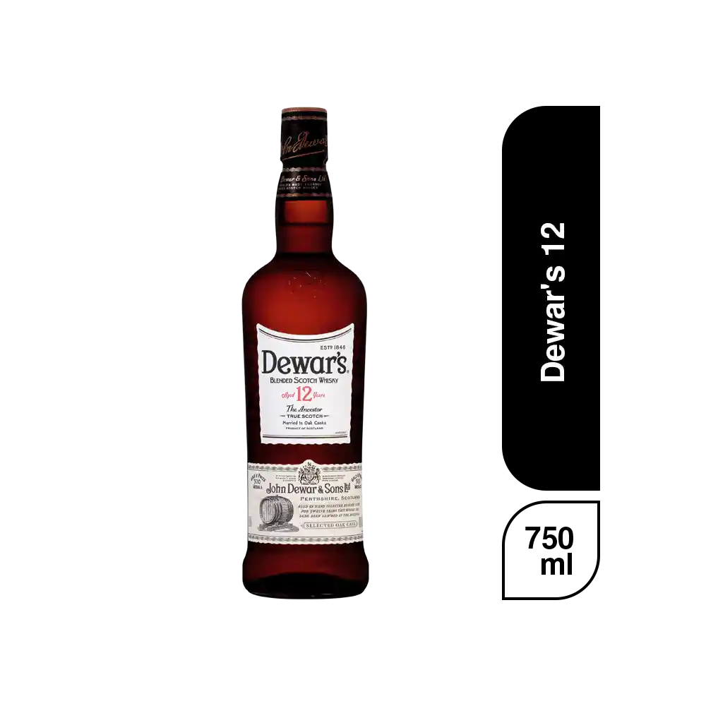 Whisky Dewar´S 12 Años 750 Ml