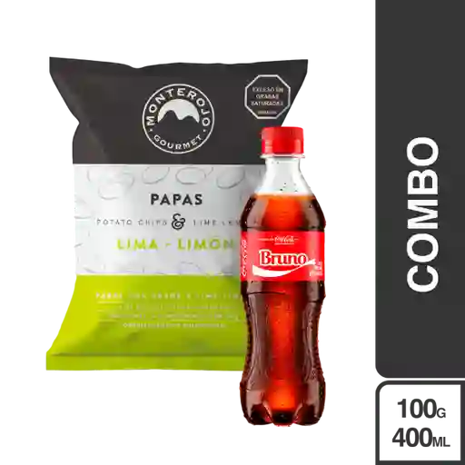 Combo Papas Lima Limón + Coca Cola Gaseosa Original